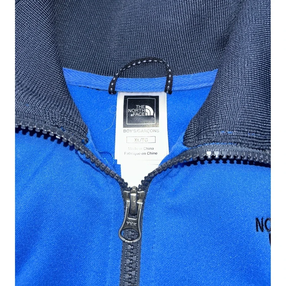The North Fave Full Zip Polyester Pullover, Boys XL, 2‎ Tone Blue